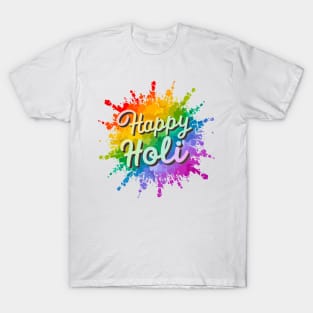 Happy Holi Celebration India Hindu Matching Men Women Kids T-Shirt